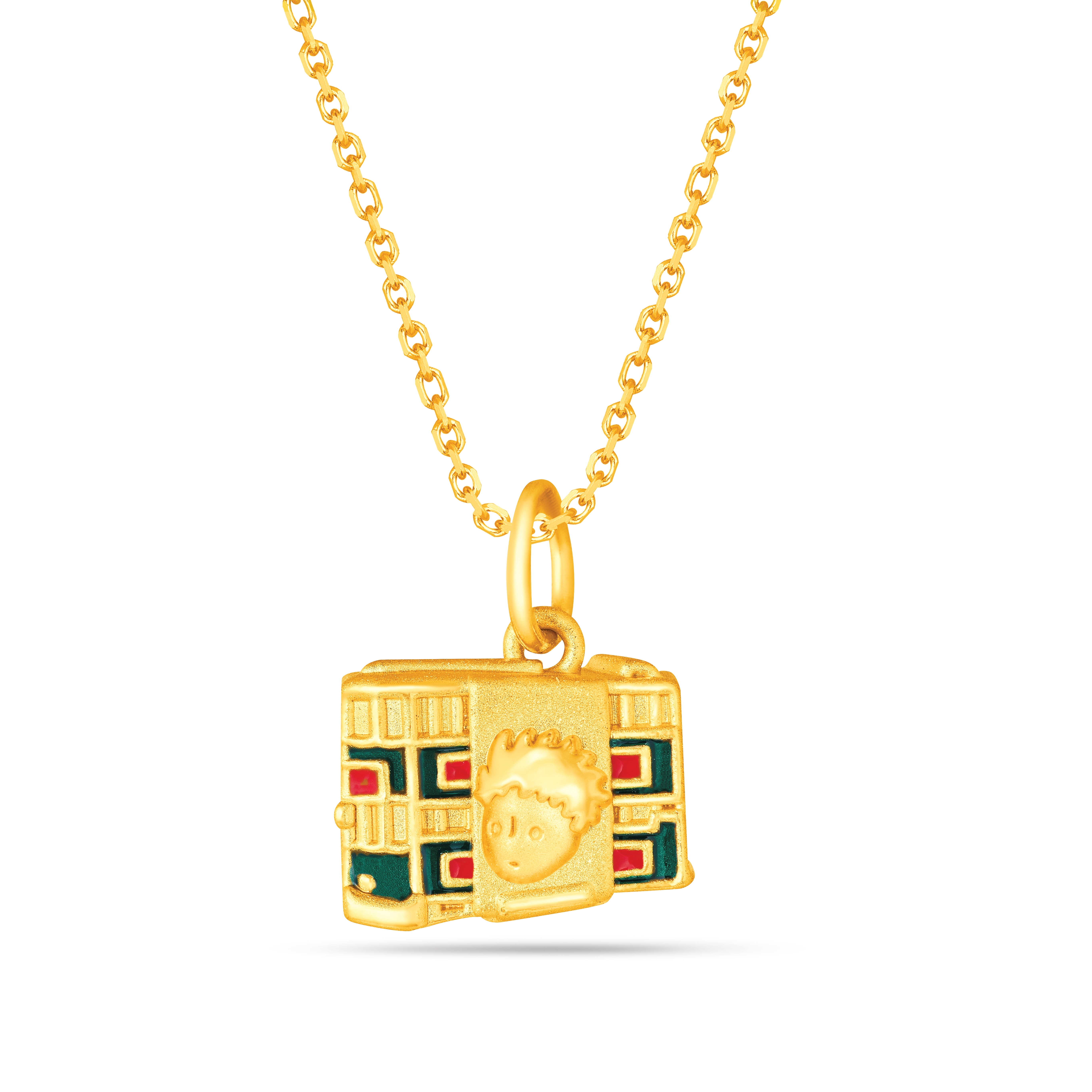 Don Mak Special Edition Fine Gold Charm with Enamel  - Tramcar