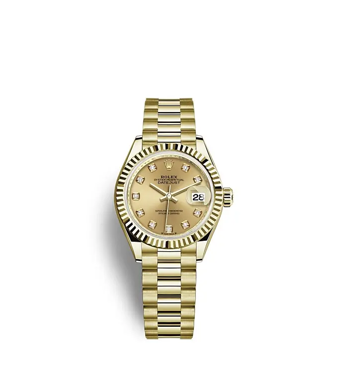 Rolex datejust clearance 28mm gold