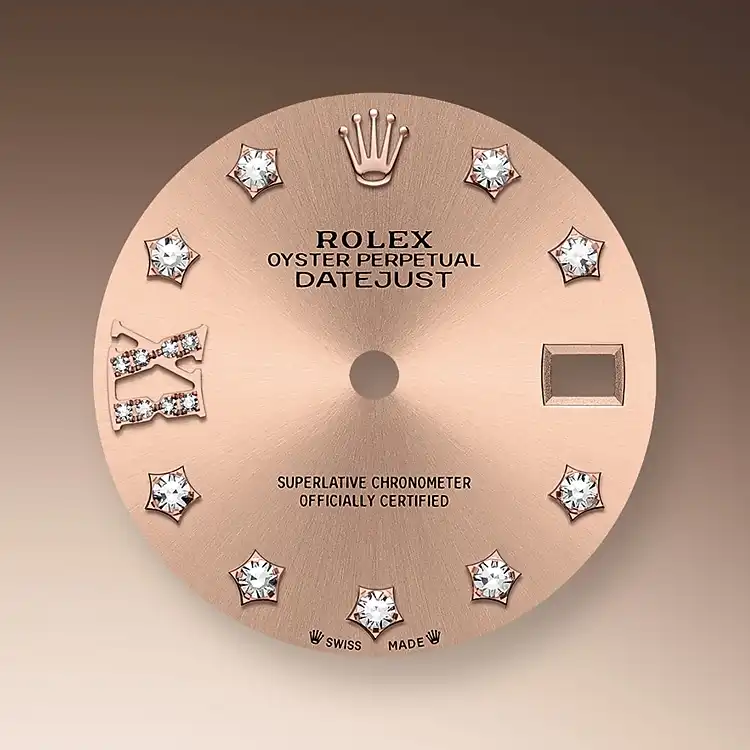 Rosé-colour dial