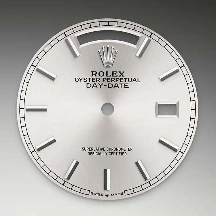 Silver dial