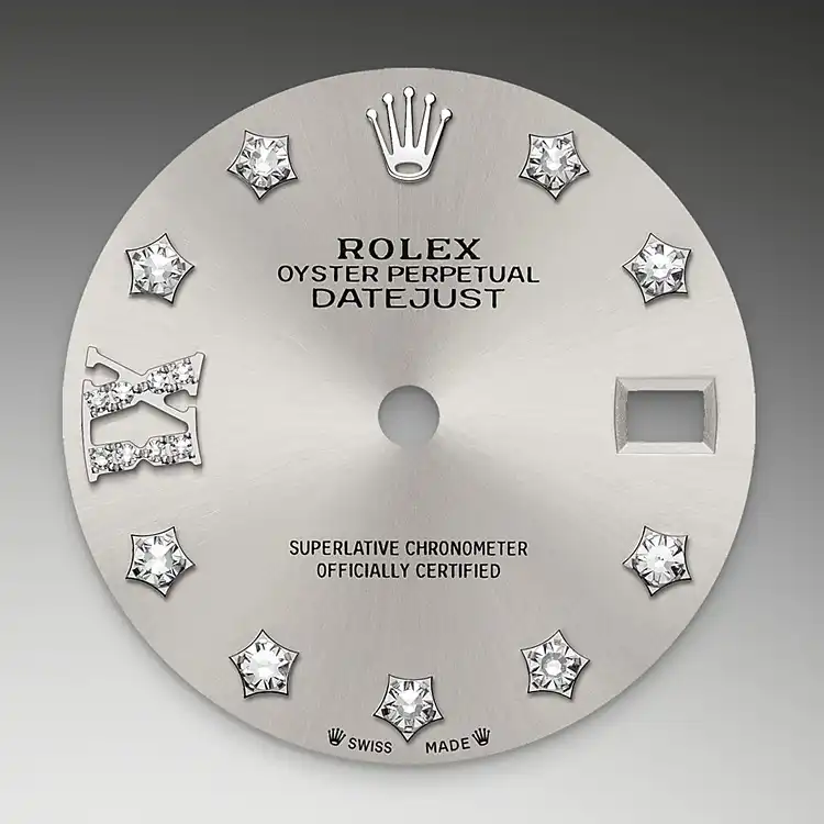 Silver dial