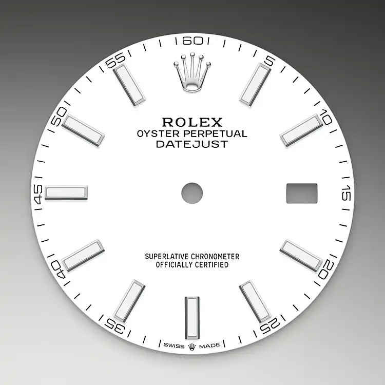 White dial