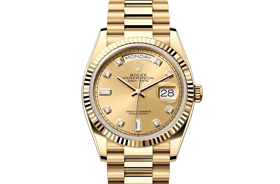 Gold rolex top 36mm