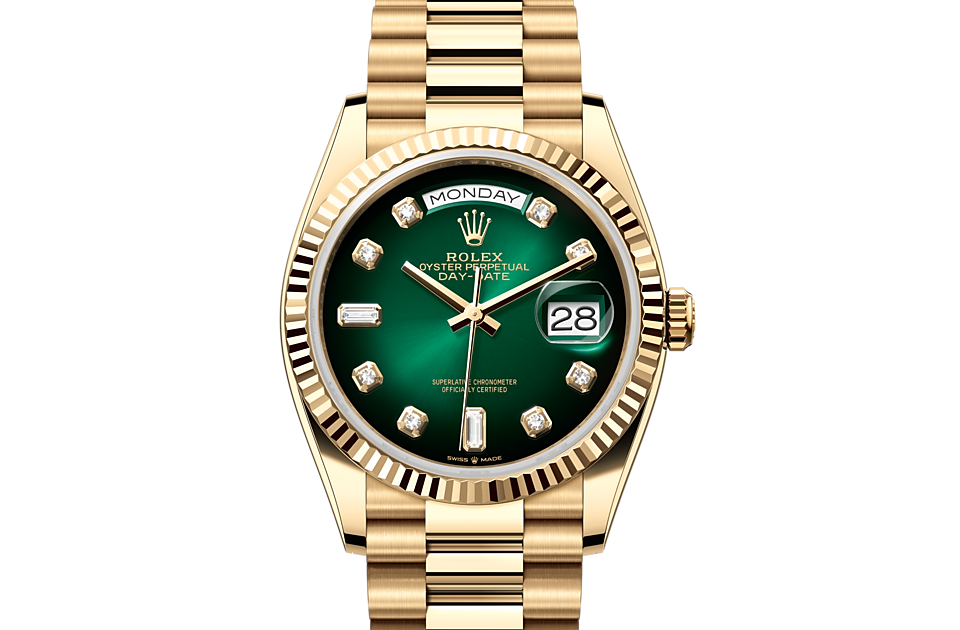 rolex oyster perpetual date verde